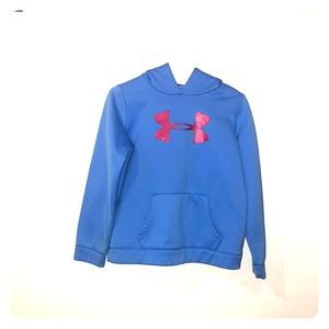 Blue under armor hoodie